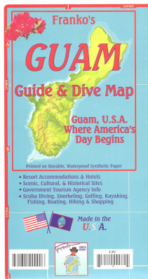 Guam 1:94t guide & dive mapa FRANKO´S