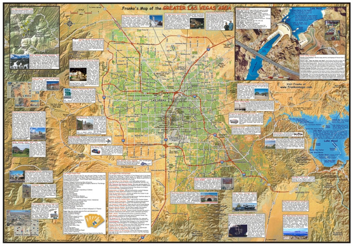 detail Las Vegas 1:22t / 1:120t Guide mapa FRANKO´s