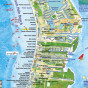 náhled Kajmanské ostrovy (Cayman Islands) 1:28t/ 1:90t guide & dive mapa FRANKO´S