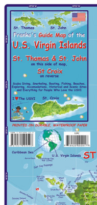 US Virgin Islands 1.62t mapa FRANKO´S