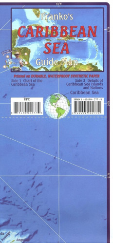 Caribbean Sea 1:5m mapa FRANKO´S