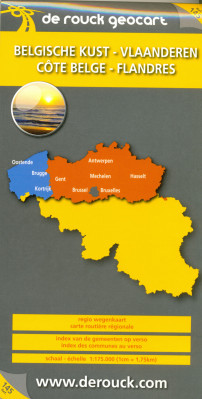 Belgie sever, Flandry 1:175t mapa GC