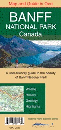 Banff Nat. Park 1:250.000 mapa a průvodce Gem Trek