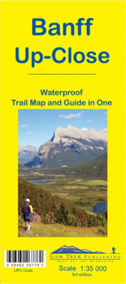 Banff Up-Close 1:35.000 mapa a průvodce Gem Trek