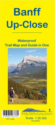 Banff Up-Close 1:35.000 mapa a průvodce Gem Trek