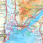 náhled Rudé Moře 69x125 cm nást. mapa GIZI