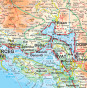 náhled Černá Hora (Montenegro) 1:250t mapa GIZI