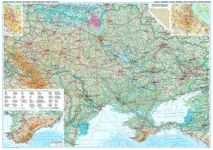 detail Ukrajina (Ukraine) 1,2m mapa GIZI
