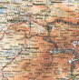 náhled Central Asia 1:1,75m nástěnná mapa 122x82 cm GIZI