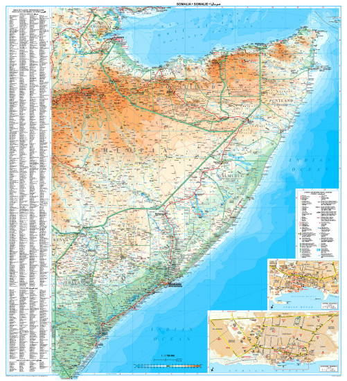detail Somálsko (Somalia) 1:1,75m mapa GIZI