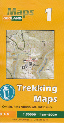 #1 Gruzie (Georgia; Omalo, pass Abano, Mt. Diklosmta) 1:50t mapa GEOLAND