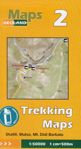 #2 Gruzie (Georgia; Shatili, Mutso, Mt. Didi Borbalo) 1:50t mapa GEOLAND