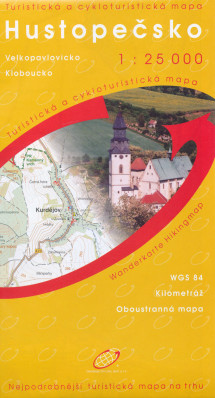 Hustopečsko - Moravské vinařské stezky 1:25t, mapa GOL