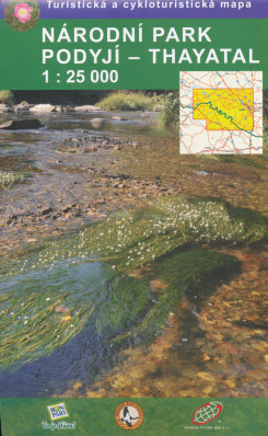 Národní park Podyjí & plán Znojma 1:25t, mapa GOL