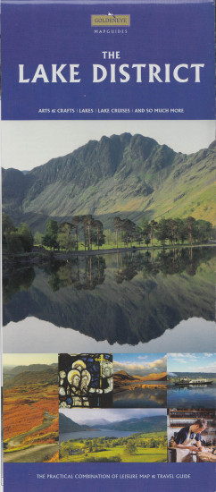 detail Lake District (Británie) 1:100t cestovní mapa & guide GE