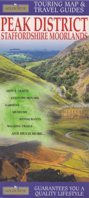 Peak District (Británie) 1:100t cestovní mapa & guide GE