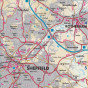 náhled Peak District (Británie) 1:100t cestovní mapa & guide GE