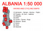 náhled Albánie 1:50 000 (5) Tirana – Durres - Kruja