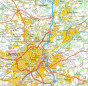 náhled IGN 147 Limoges, Guéret 1:100t mapa IGN