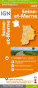náhled Seine-et-Marne departement 1:150.000 mapa IGN