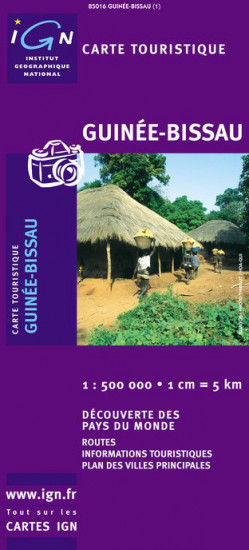 detail Guinea Bissau 1:500.000 mapa IGN