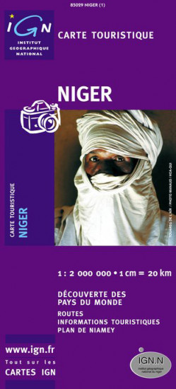 detail Niger 1:2.000.000 mapa IGN
