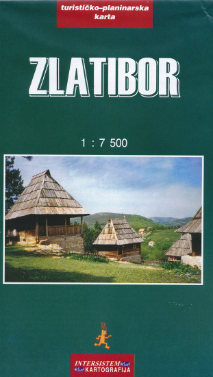 detail Zlatibor 1:7.500 turistická mapa IS