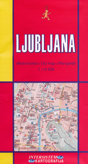 detail Ljubljana 1:13.500 plán města IS