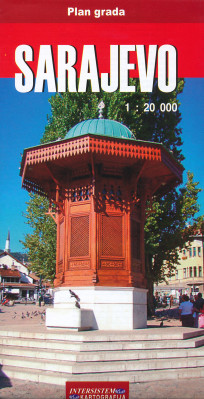 Sarajevo 1:20.000 plán města IS