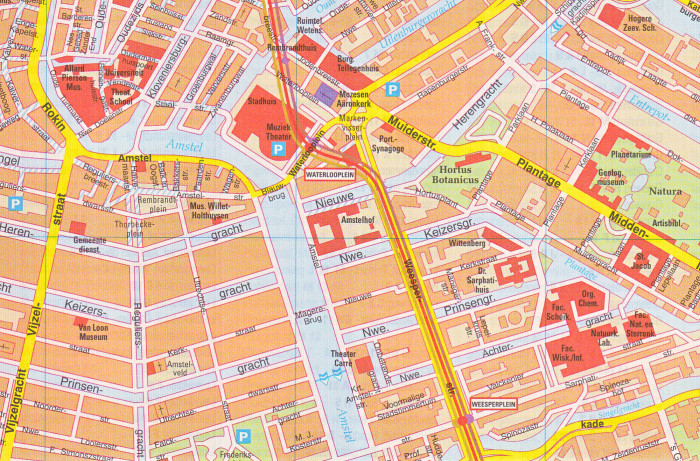 detail Amsterodam (Amsterdam) 1:12t mapa ITM