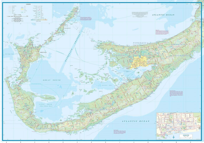 detail Bermuda 1:14,5t mapa ITMB