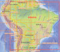 náhled Brazílie (Brazil) 1:4,5m mapa ITM