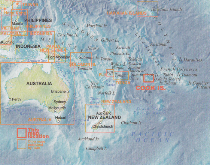 detail Cook Islands různá měř. ITM