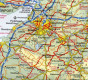 náhled Anglie & Wales (England & Wales) 1:550t mapa ITM