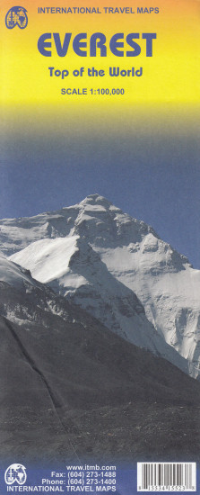 detail Mt. Everest 1:100t mapa ITM