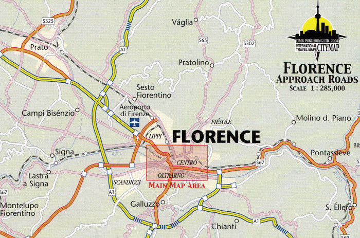 detail Florencie (Florence) 1:6,75t mapa ITM