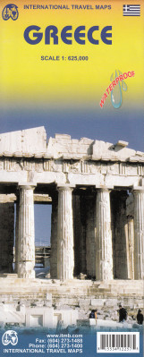 Řecko (Greece) 1:625t mapa ITM