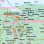 náhled Guyana, Surinam & French Guiana 1:850t mapa ITM