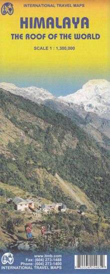 detail Himaláje (Himalaya) 1:1,3m mapa ITM