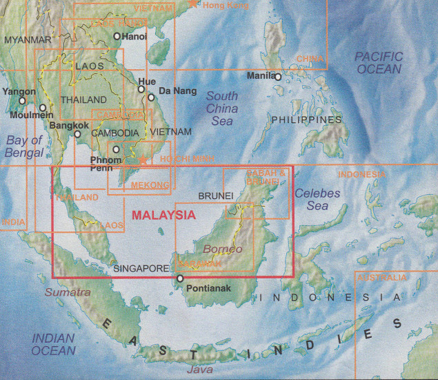 detail Malajsie (Malaysia) 1:750t/1,1m mapa ITM