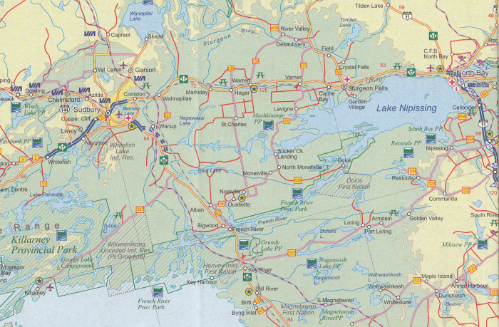 detail Ontario 1:1m/1,5m mapa ITM