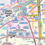 náhled Osaka & Japonsko západ (Osaka & Western Japan) 1:12,5t/1:670t mapa ITM