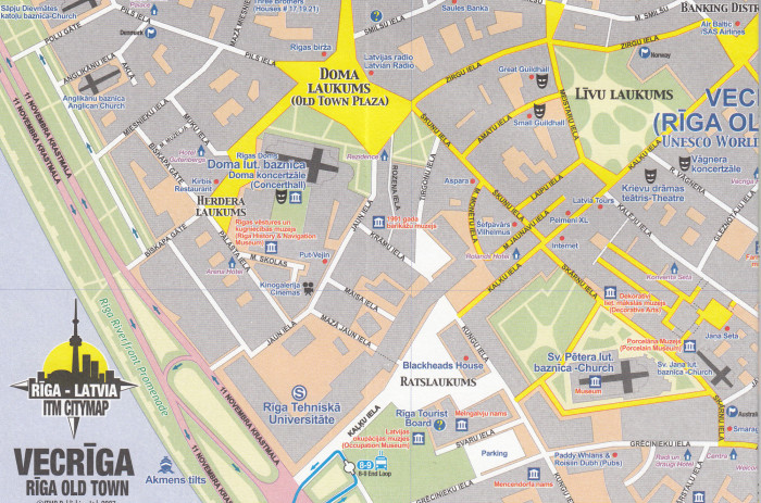 detail Riga 1:8t mapa ITM