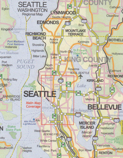 detail Seattle 1:12,5t mapa ITM