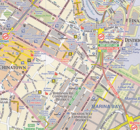 detail Singapore 1:10t mapa ITM