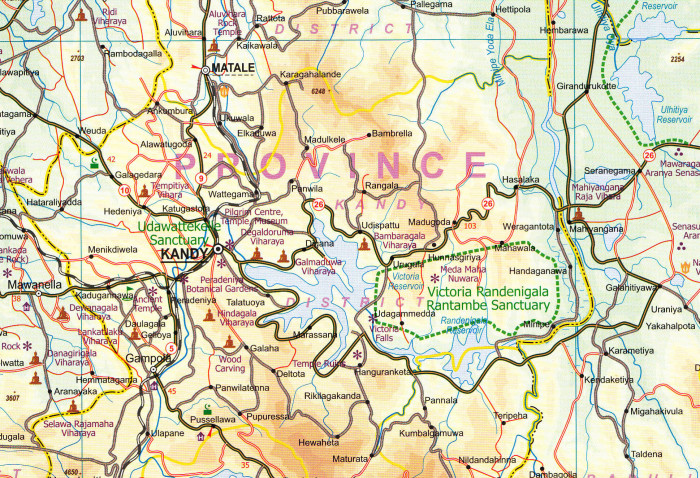 detail Srí Lanka & Jižní Indie (Sri Lanka & South India) 1:475t/1:1,82m mapa ITM