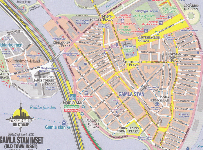 detail Stockholm 1:10t mapa ITM