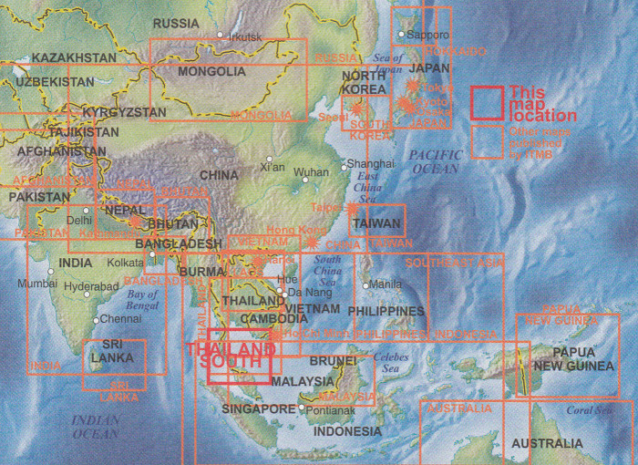 detail Thajsko jih & Phuket (South Thailand & Phuket) 1:750t ITM