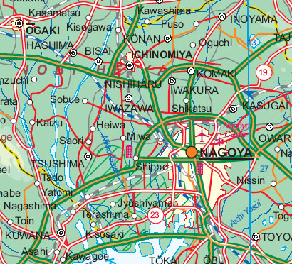 detail Tokio & Japonsko střed (Tokyo & Central Japan) 1:15t/1:800t mapa ITM