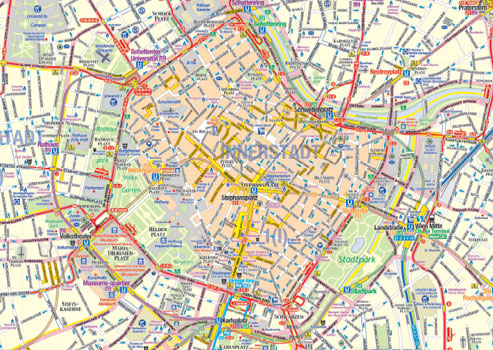 mapa vídeň Vídeň (Vienna) 1:10,5t mapa ITM | International Travel Maps CZ mapa vídeň